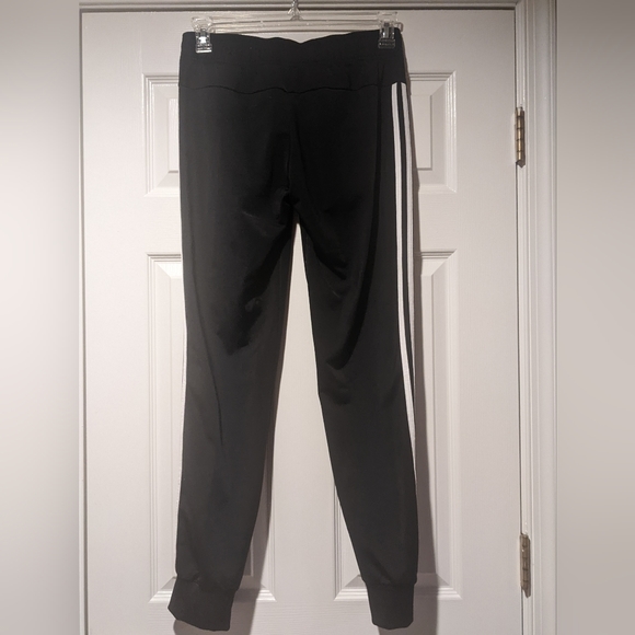 Preowned Women's S Adiddas Black Skinny Leg Trackpants - Picture 1 of 3